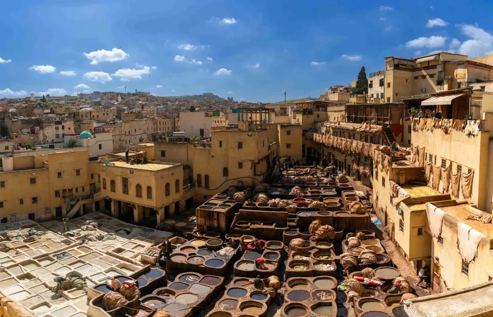 The Chouara tannery in Fes el-Bali