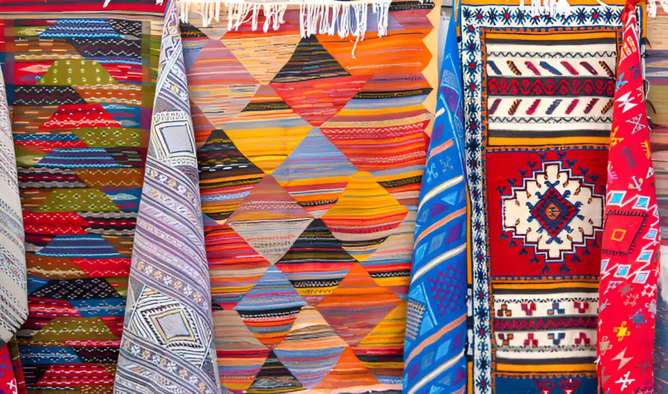 Woven Berber rugs