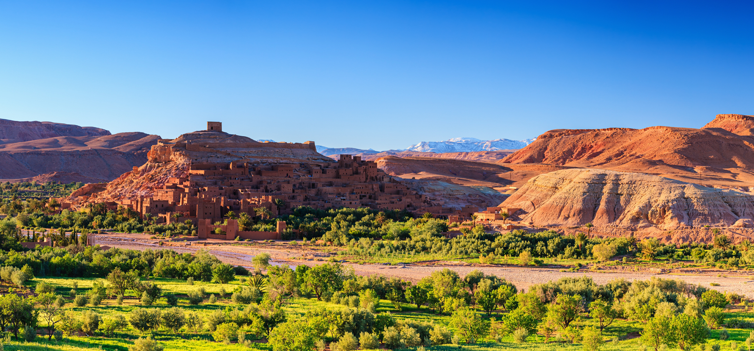 Atlas Mountains and Ait Benhaddou